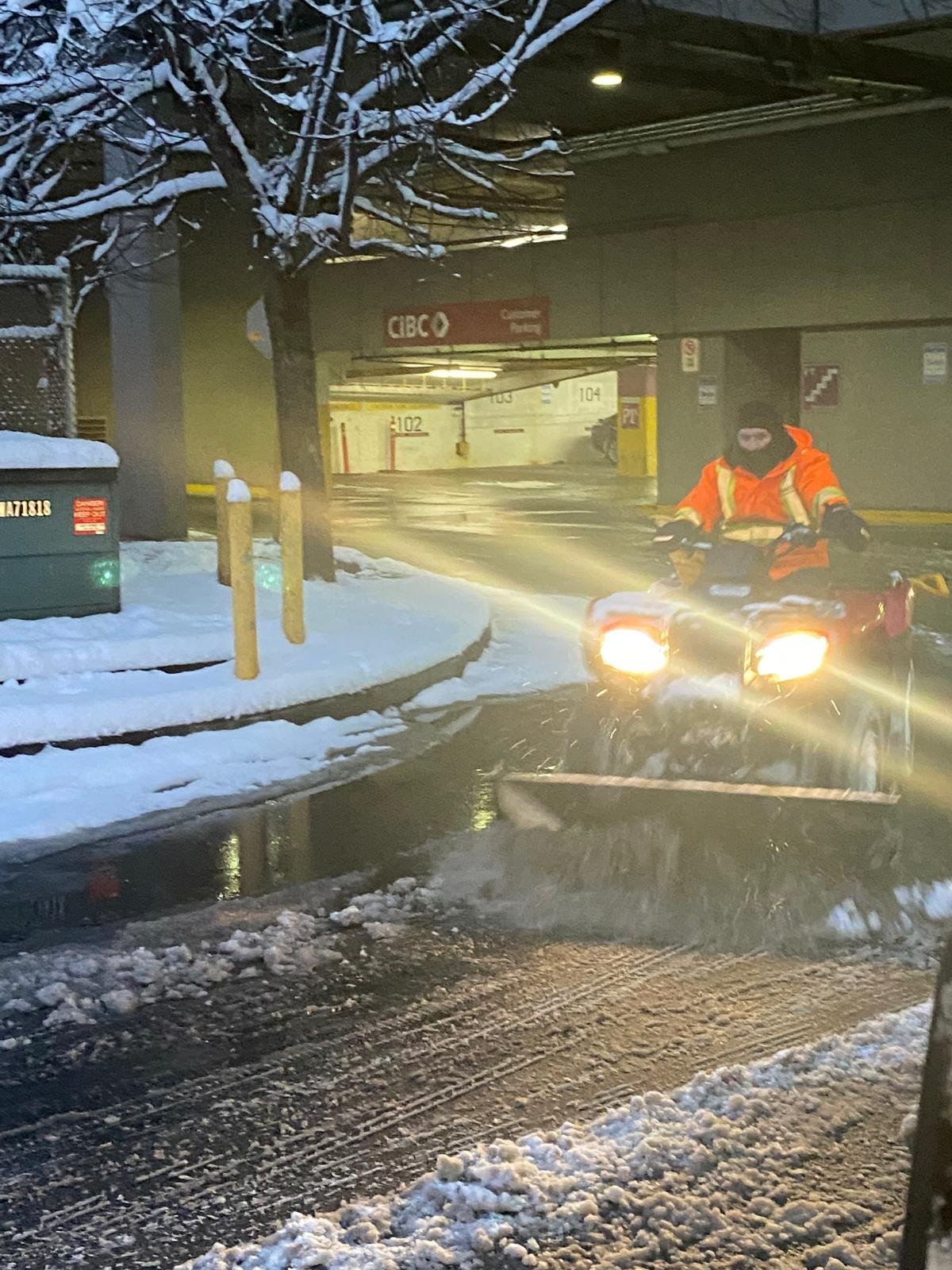 Commercial snow clearing