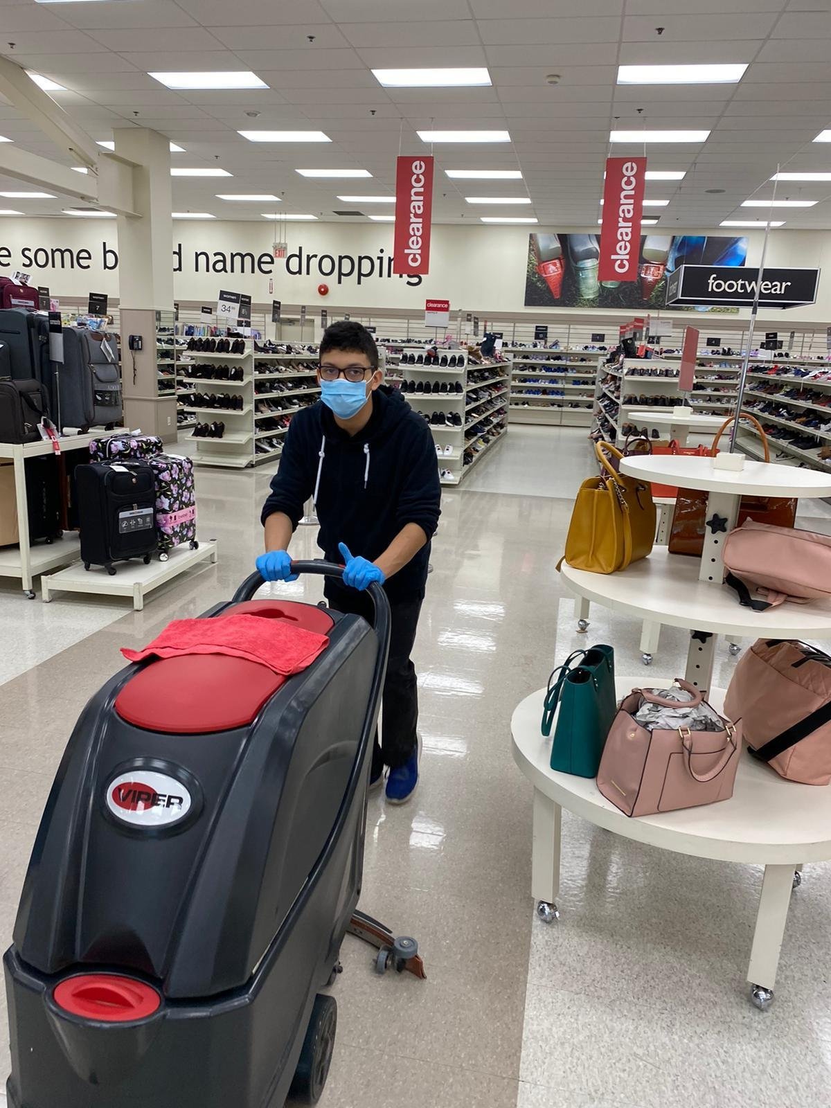 Commercial janitorial floor care